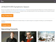 Tablet Screenshot of eporchestra.ca